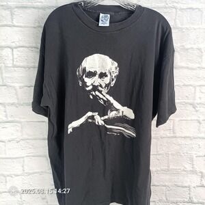 Vintage Maestro Shirt Mens XL Black Eagle Kansas City USA Graphic Computer 90s